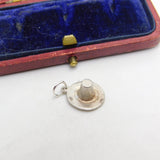 Sterling Silver Pilgrims Hat Charm Pendant Vintage c1970