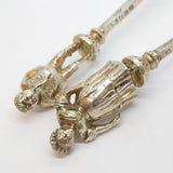 Victorian Silver Plated Pair of Pickwick Papers Character Ladles Antique
