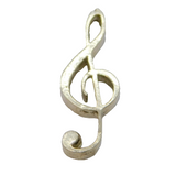 Sterling Silver Treble Clef Charm Pendant Vintage c1970