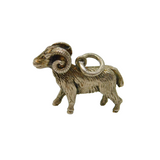 Sterling Silver Aries The Ram Horoscope Charm Pendant Vintage 1957 Birmingham