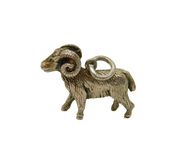 Sterling Silver Aries The Ram Horoscope Charm Pendant Vintage 1957 Birmingham