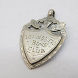 Sterling Silver 'Lewin's Mead Boys Club' Fob Medal Antique 1922 Chester