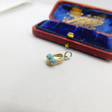 Sterling Silver Slipper With Bow Charm Pendant Vintage c1970