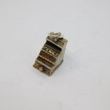 Sterling Silver Old Fashioned Till Cash Register Charm Vintage c1970