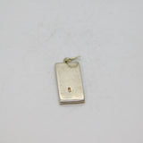 Sterling Silver Abacus Charm Pendant Vintage c1970s