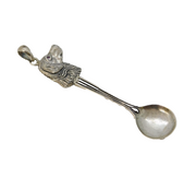 Sterling Silver Dog Form Spoon Pendant Vintage c1980s