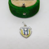 Sterling Silver Enamel Kentucky Charm Pendant Vintage c1970