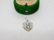 Sterling Silver Enamel Kentucky Charm Pendant Vintage c1970