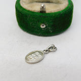 Sterling Silver Religious Catholic Charm Pendant Vintage c1970