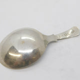 George IV Sterling Silver Floral Pattern Tea Caddy Spoon Antique 1829 Birmingham
