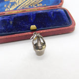 Sterling Silver Champagne in the Bucket Charm Pendant Vintage c1970