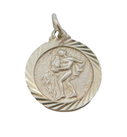 Sterling Silver Virgo Zodiac Charm Pendant Vintage c1970