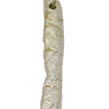 Sterling Silver Textured Stick Drop Studio Charm Pendant Vintage c2000