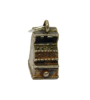 Sterling Silver Old Fashioned Till Cash Register Charm Vintage c1970