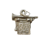 Sterling Silver Royal Trumpet Charm Pendant Vintage c1970s