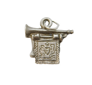 Sterling Silver Royal Trumpet Charm Pendant Vintage c1970s