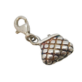 Sterling Silver Ladies Handbag Charm Pendant Vintage c1970s
