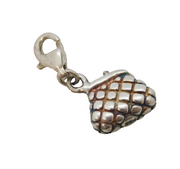Sterling Silver Ladies Handbag Charm Pendant Vintage c1970s