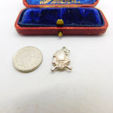 Sterling Silver Naughty Monkey Charm Pendant Vintage c1970