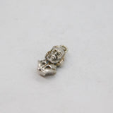 Sterling Silver William Shakespeare Bust Form Charm Pendant Vintage c1970s