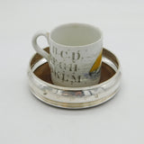 Sterling Silver Turned Wooden Bottle Coaster Vintage 1977 London