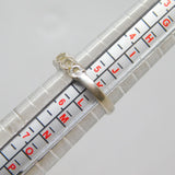 Sterling Silver 7 Stone CZ Half Eternity Band Ring Vintage c1970 Size K