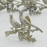 Set of Sterling Silver Pheasant Shooting Interest Place Settings Vintage London