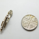 Sterling Silver Canon Charm Pendant Vintage c1970