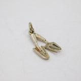 Sterling Silver Trowel & Fork Gardening Interest Charm Pendant Vintage c1970