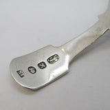 George III Sterling Silver 'J' Initial Tea Caddy Spoon Antique 1805 London