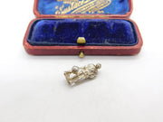 Sterling Silver English Medieval King with Orb Charm Pendant Vintage c1970