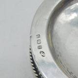A.E Jones Arts & Crafts Sterling Silver Planished Ashtray Dish Antique 1931