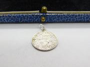 Sterling Silver WW1-era King George V Threepence Charm Pendant Antique 1917