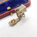 Sterling Silver Couple in the Church Opening Charm Pendant Vintage c1970