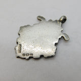 Sterling Silver & Gold Fronted Sporting Fob Medal Antique 1919 Birmingham