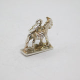 Sterling Silver Working Mule Charm Pendant Vintage c1970