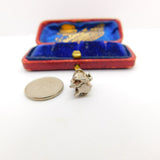 Sterling Silver Toby Jug Charm Pendant Vintage c1970