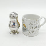 George I Sterling Silver Bun Form Sugar Caster Antique 1723 London