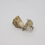 Sterling Silver Opening Pram With Baby Inside Charm Pendant Vintage c1970