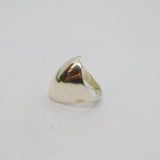 Sterling Silver Modernist Domed Front Graduating Band Ring Modern c1990 Size O