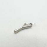 Sterling Silver Welsh Leek Charm Pendant Vintage c1970