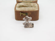 Sterling Silver Windmill Charm Pendant Vintage c1970