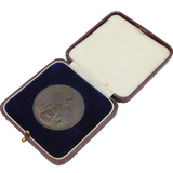 20th Century Boxed Bronze 'The Bell Medal' Rifle Society Antique c1920