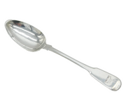 Aberdeen Scottish Provincial Sterling Silver Dessert Spoon Antique Georgian