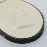 Grand Tour Period Large Moulded Plaster Classical Plaque Pendant Antique