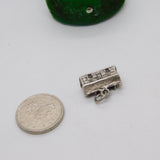 Sterling Silver House Charm Pendant Vintage c1970