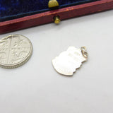 Sterling Silver and Enamel Buckfast Abbey Shield Charm Pendant Vintage c1970