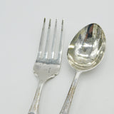 19th Century Chinese Sterling Silver Christening Cutlery Set Antique c1880s