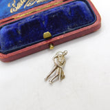 Sterling Silver Spanish Matador Charm Pendant Vintage c1970