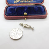 Sterling Silver Manneken Piss Statue Charm Pendant Vintage c1970